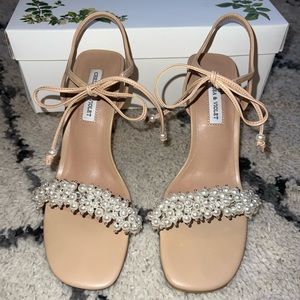 Pearl Bridal Heels